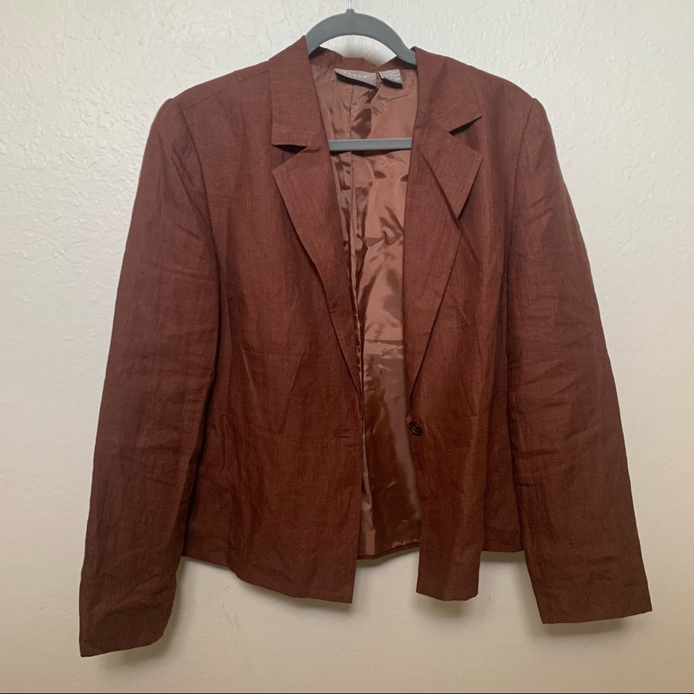 Brown blazer